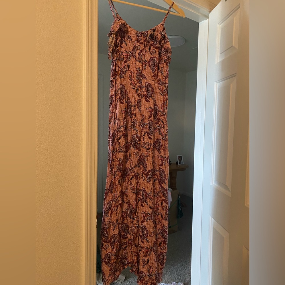 Floral maxi, dress, size medium